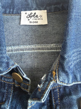 Lola & The Boys distressed denim DYLAN custom jean jacket 18-24m