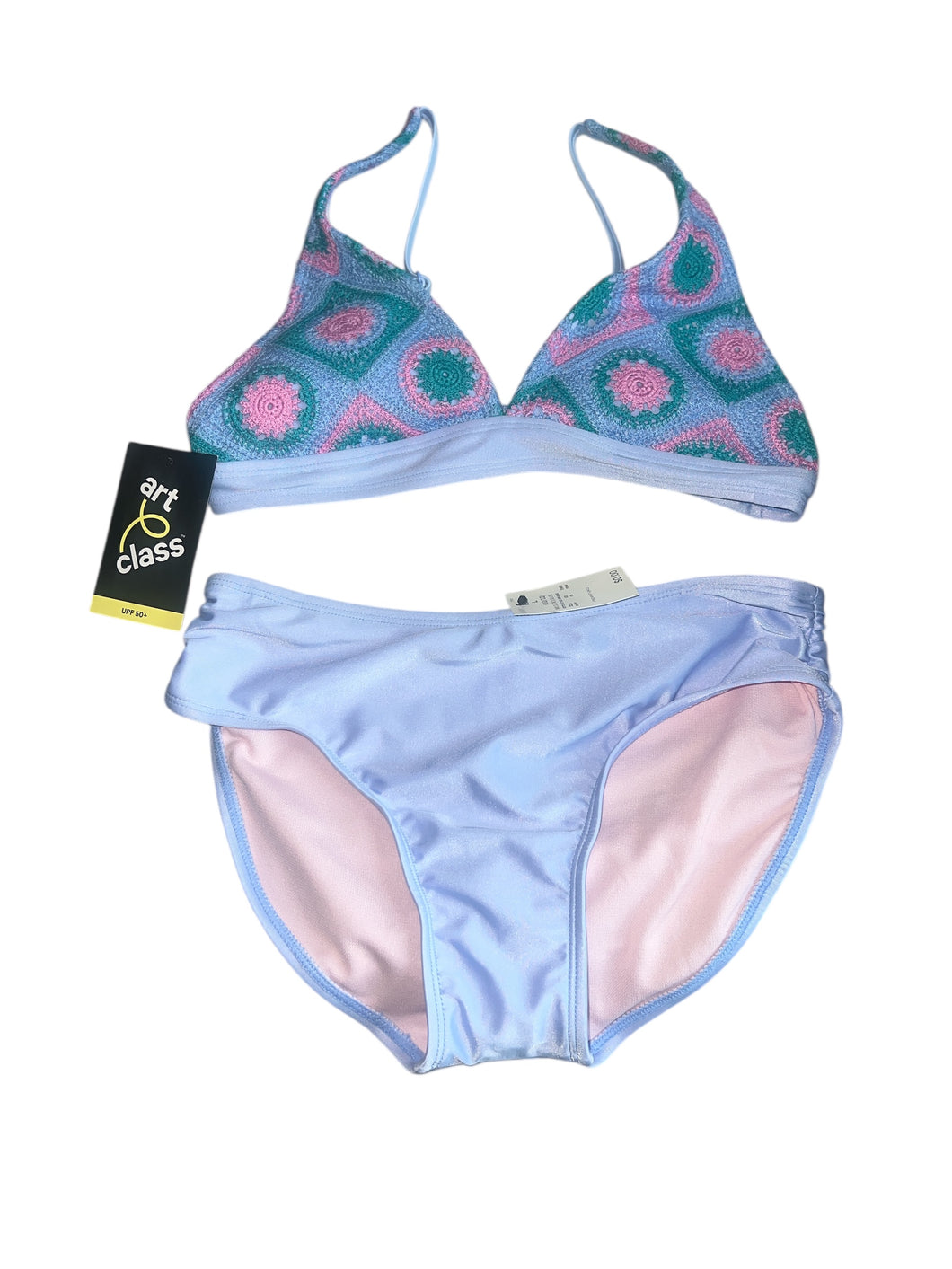Art Class girls crochet 2pc bikini L(10-12) NEW