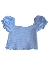 Katie J NYC tween girls Marlee smocked top XL(14)