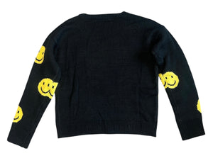 Society & Stitch girls happy face sweater M(10-12)