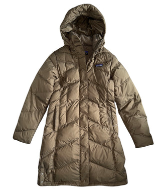 Patagonia women’s Down With It chevron down parka jacket S