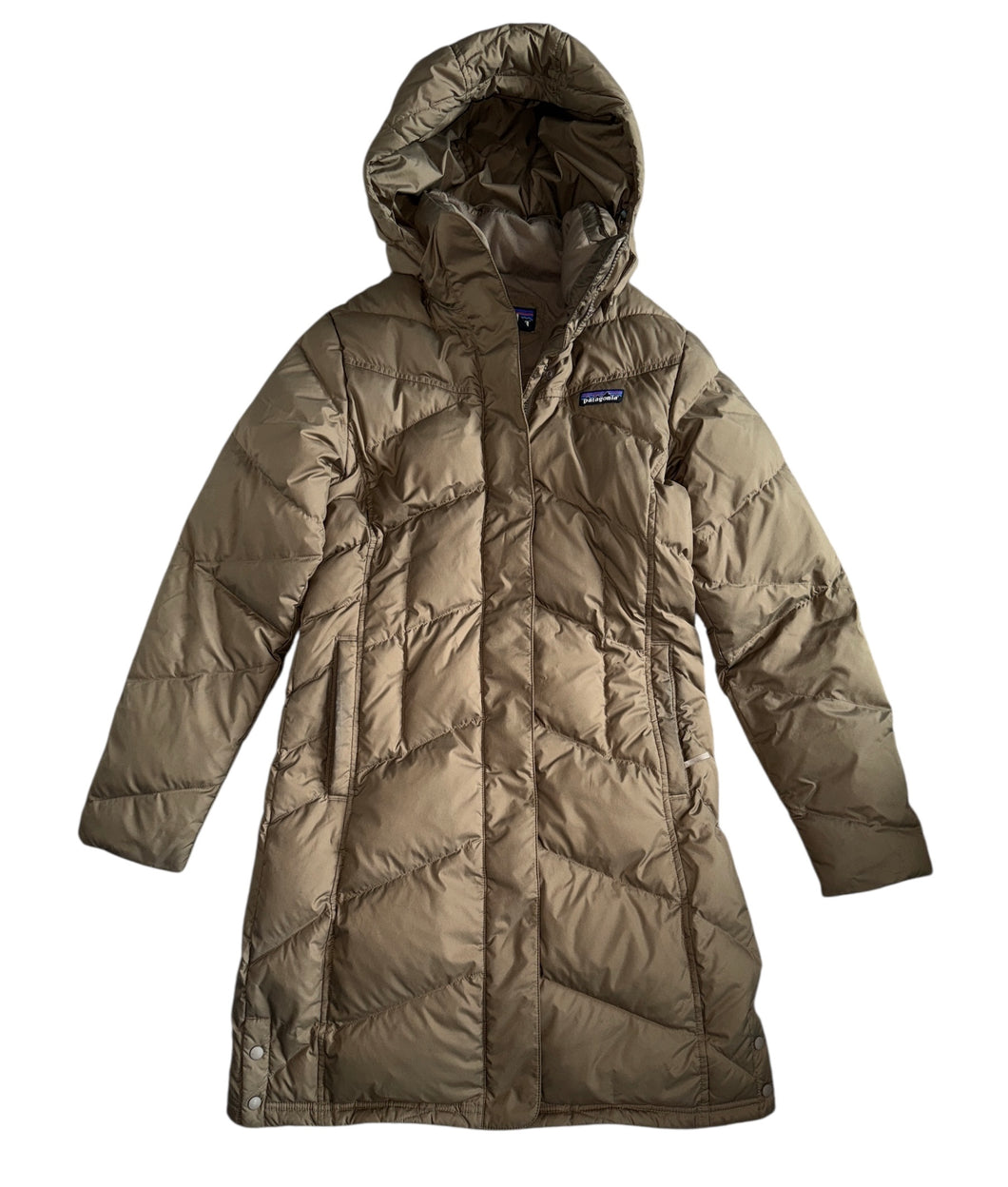 Patagonia women’s Down With It chevron down parka jacket S