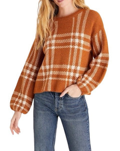Z Supply women’s Solange plaid sweater XS