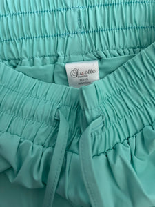 Suzette Collection girls layered butterfly shorts M(8-10)