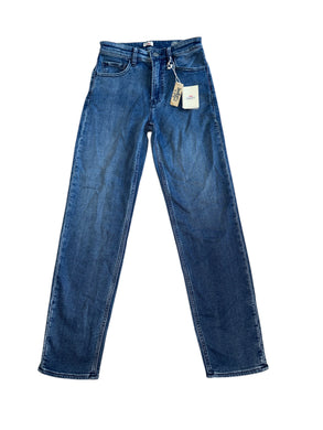 Faherty women’s stretch terry straight leg jeans Riverton wash 25 NEW