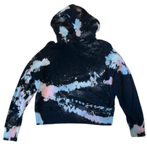 Daydreamer women’s color pop tie dye shrunken hoodie S