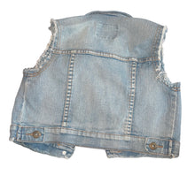 So Nikki girls cropped denim vest M(10)