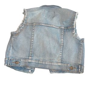 So Nikki girls cropped denim vest M(10)