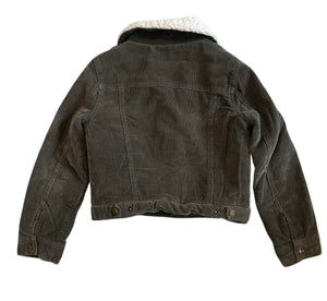 Jou Jou girls cropped sherpa corduroy jacket S(7-8)