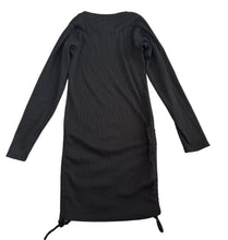 Pixie Lane girls long sleeve ribbed cinched dress 14