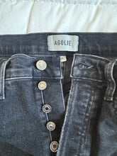 Agolde women’s Riley crop high rise jeans 25