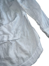 We The Free by Free People women’s pinstripe raw edge top XS