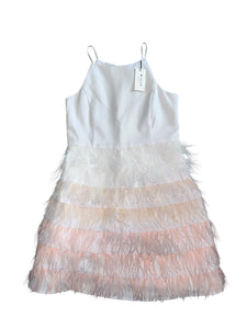 Milly Minis girls feather Cady party dress 14 NEW