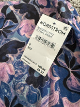 Marine Layer women’s Ryan floral midi slip skirt sz 2 NEW
