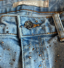 Tractr girls mini studded distressed jean shorts 8