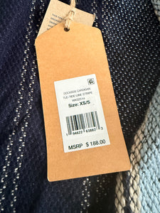 Faherty women’s Dockside cardigan in Tide Line Stripe XS/S NEW