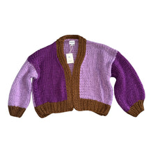 Frnch women’s Lorene color block open cardigan sweater S NEW