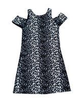 Les Tour Petits girls cold shoulder dress 14