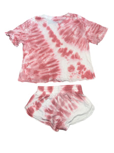 Rowdy Sprout girls 2pc tie dye lounge set 8