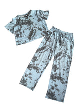Pixie Lane girls 2pc tie dye cropped tee and lounge pants set 8