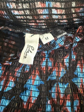 Elan women’s mock neck geo print mini dress M
