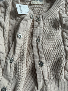 We The Free by Free People Heritage cropped sweater cardigan XS NEW