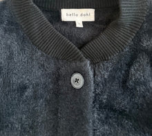 Bella Dahl women’s fuzzy sweater bomber jacket L
