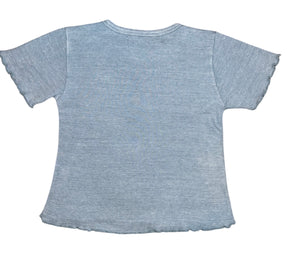 Vintage Havana girls scalloped Malibu tee S(7-8)