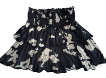 Flowers By Zoe girls bleach dyed mini skirt L(10-12)