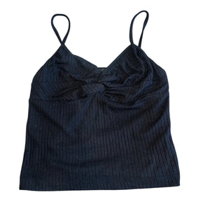 Flowers By Zoe girls twist front cropped cami M(8-10)