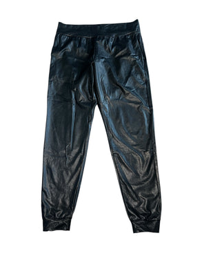 Commando women’s faux leather jogger pants L