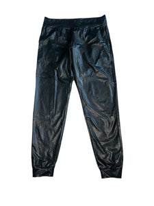 Commando women’s faux leather jogger pants L