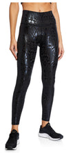 Terez women’s Obsidian snakeskin hi shine leggings S