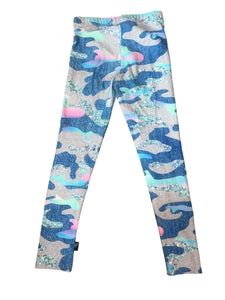 Pixie Lane girls denim tie dye camo leggings 5