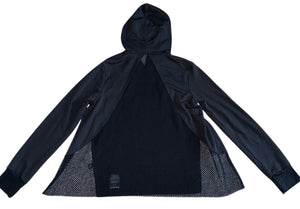 Terez girls fishnet cape hoodie top L(14)