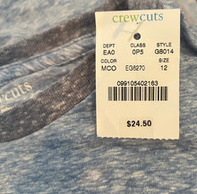 Crewcuts boys heather ringer tee shirt 12 NEW