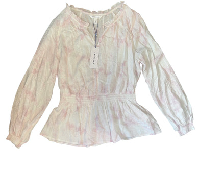 Popsugar women’s tie dye boho blouse L NEW