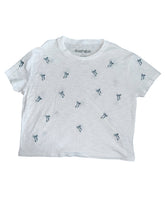 Katie J NYC tween girls Fearless tee with embroidered bows XL(14)