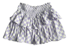 Sparkle By Stoopher girls smocked checkered skirt 8