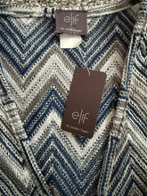 Elif for Jordan Taylor women’s chevron knit coverup dress S NEW