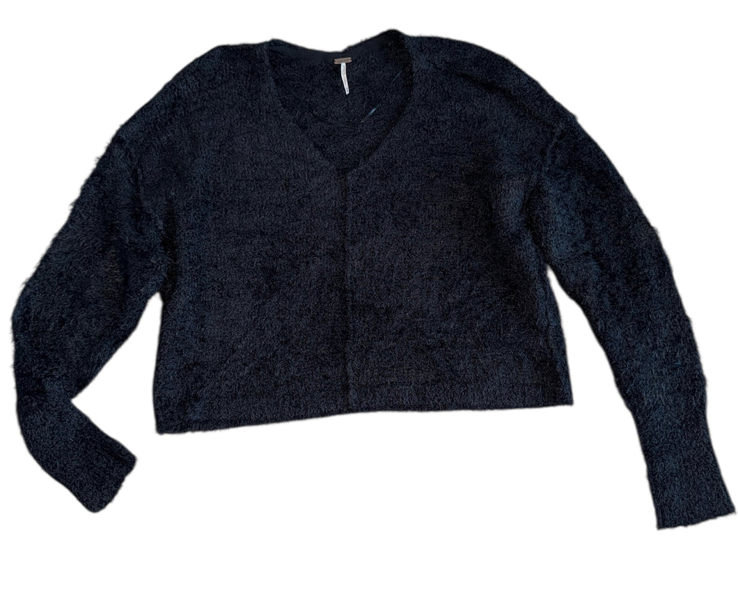 Free People women’s boxy mohair sweater XS