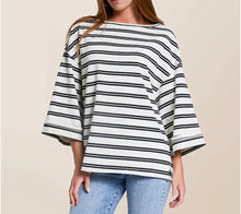 We The Free x Free People women’s Cest La Vie striped t shirt XS NEW
