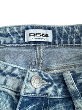 RSQ girls acid wash distressed jean shorts 10