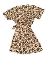 Faherty women’s Willow linen blend wrap dress XS NEW