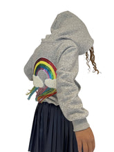 Lola & The Boys girls crystal rainbow hoodie sweatshirt 10