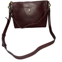 Madewell Transport Shoulder Crossbody bag in dark cabernet NEW