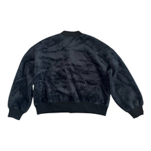 Bella Dahl women’s fuzzy sweater bomber jacket L
