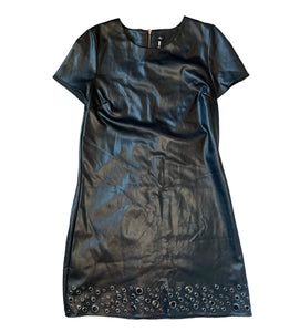 Design Lab womens vegan leather grommets dress S Design Lab womens vegan leather grommets dress S