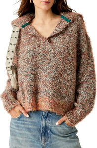 Free People women’s Stella marled pullover sweater XS NEW
