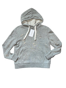 Katie J NYC girls Reggie ripped pullover hoodie sweatshirt S(7-8) NEW